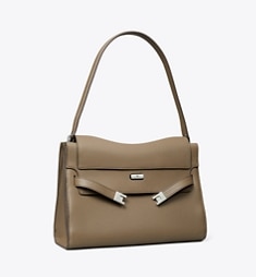 ガーリー リー ラジウィル スエード ラージショルダーバッグ: レディース