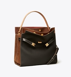 美品 トリーバーチ TORY BURCH 麦わら帽子 ラフィア リボン ロゴ