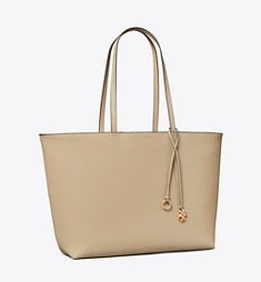 レザー トップジップ トートバッグ: レディース トートバッグ | Tory