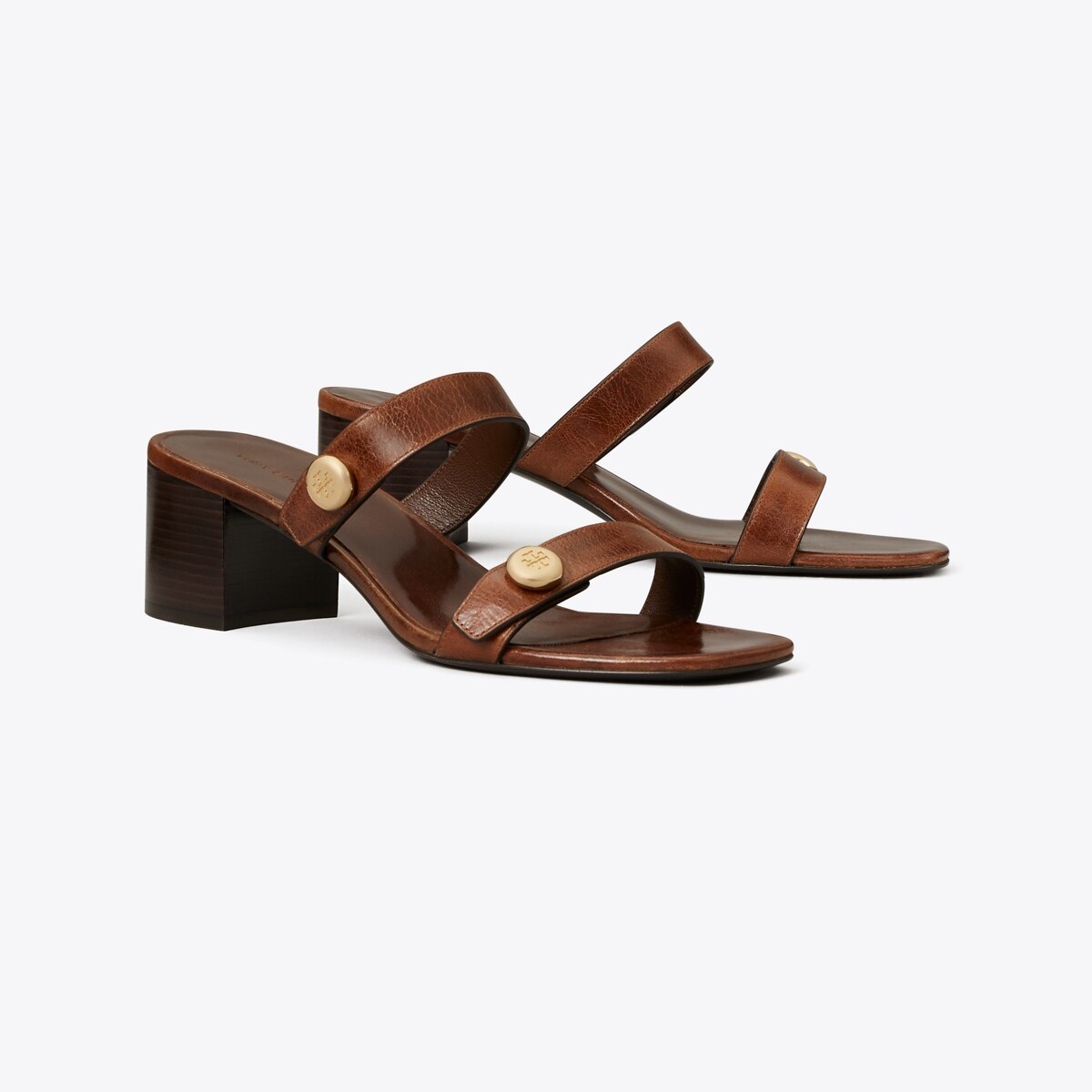 Tory Burch ブラウン ミュールUS7.5 Tory Burch ブラウン ミュールUS7.5 ブラウン サンダル シューズ