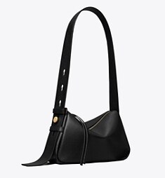 Tory Burch  キャンバス地ショルダーバッグ ロミー スエード ショルダーバッグ: レディース ショルダーバッグ