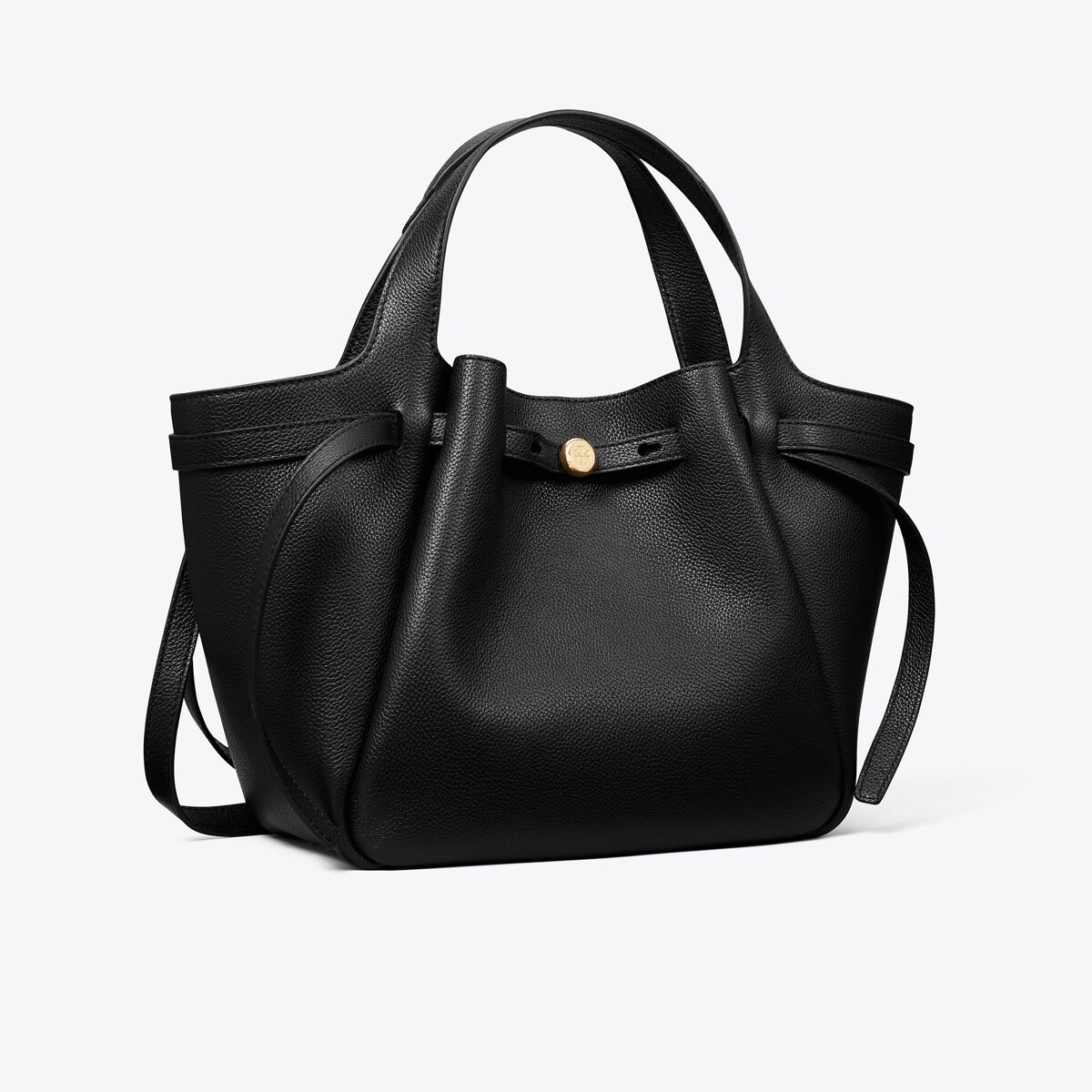 TORY BURCH トリーバーチ　ロミー スモールトートバッグ　ブラック スモール ブラック レザー バッグ - レディース |トリーバーチ公式