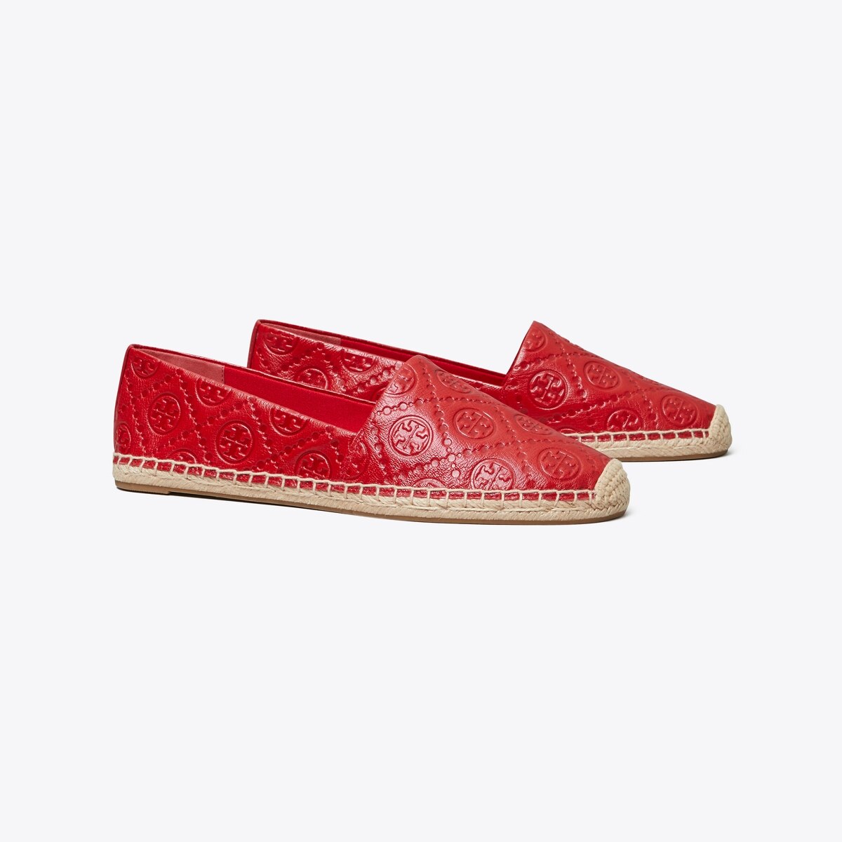 tory burch t monogram espadrille slide