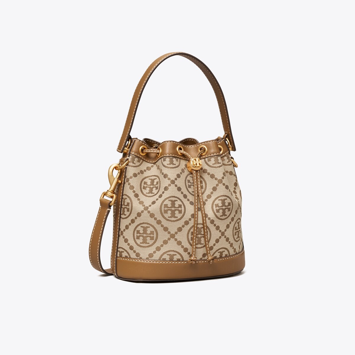 T Monogram Jacquard Bucket Bag: Women's Designer Crossbody Bags | Tory ...