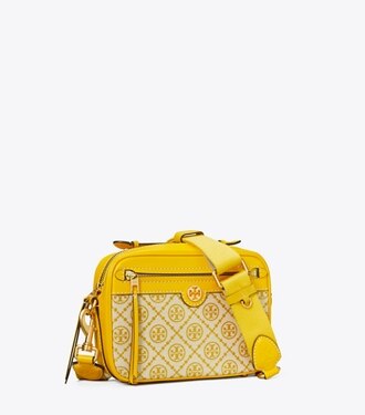 t monogram jacquard camera bag