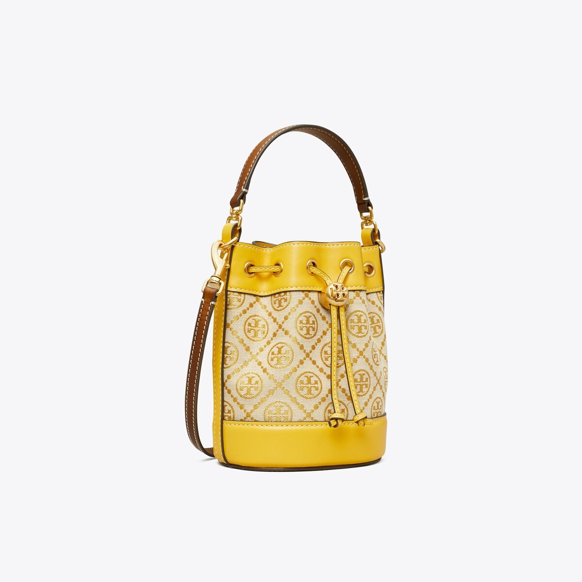 T Monogram Jacquard Mini Bucket Bag: Women's Handbags | Crossbody Bags ...