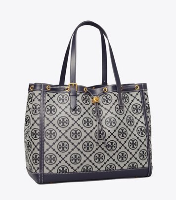 T Monogram Jacquard Travel Pouch: Women's Designer Mini Bags 