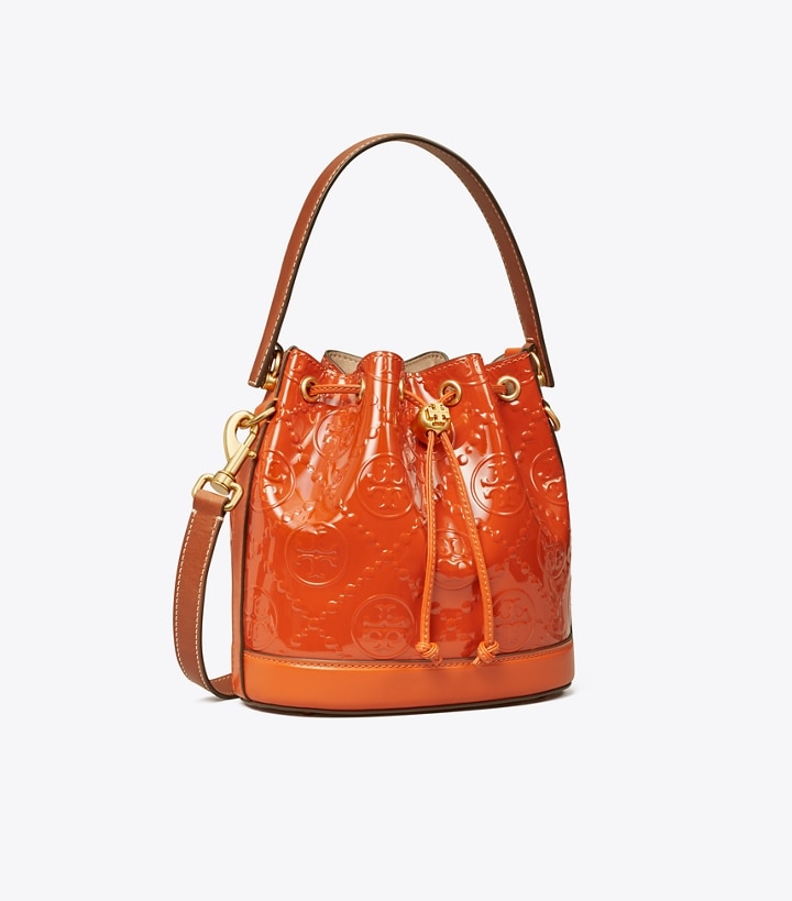 Womens Designer Inspired Leather Lock Bucket Bag Tote Crossbody Bags Handbags