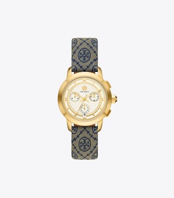 Collins Watch, Gold-Tone Stainless Steel/Ivory, 38 MM: Women's 