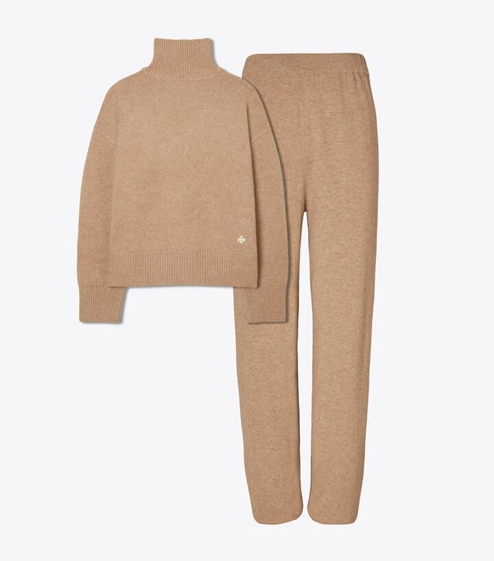cashmere jogger set women's