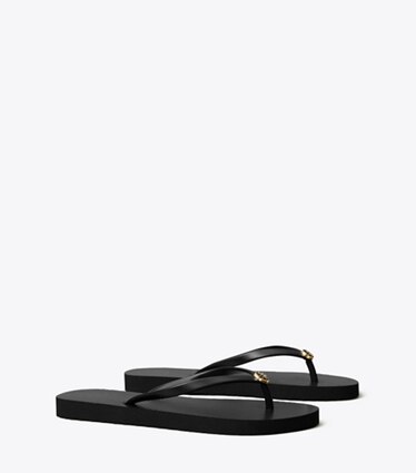 Tory Burch designer sandals Thin Flip-Flop in Black main