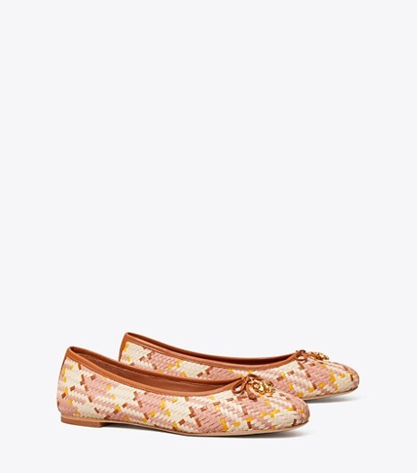 tory burch charm ballet flat