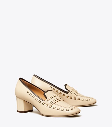 tory burch loafer heels