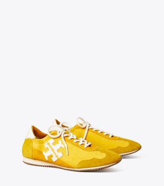 yellow and black designer shoes
