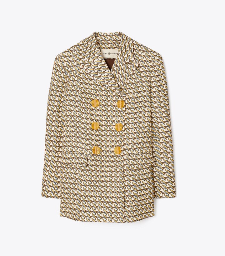 tory burch twill coat