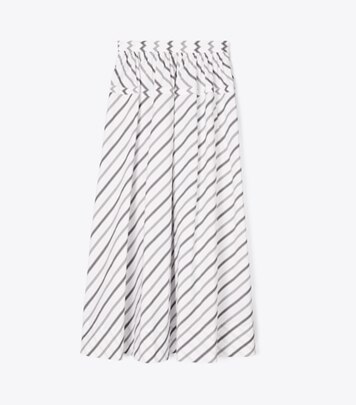 Picnic Plaid Silk Pleated Skirt : Women's Designer Bottoms | Tory 