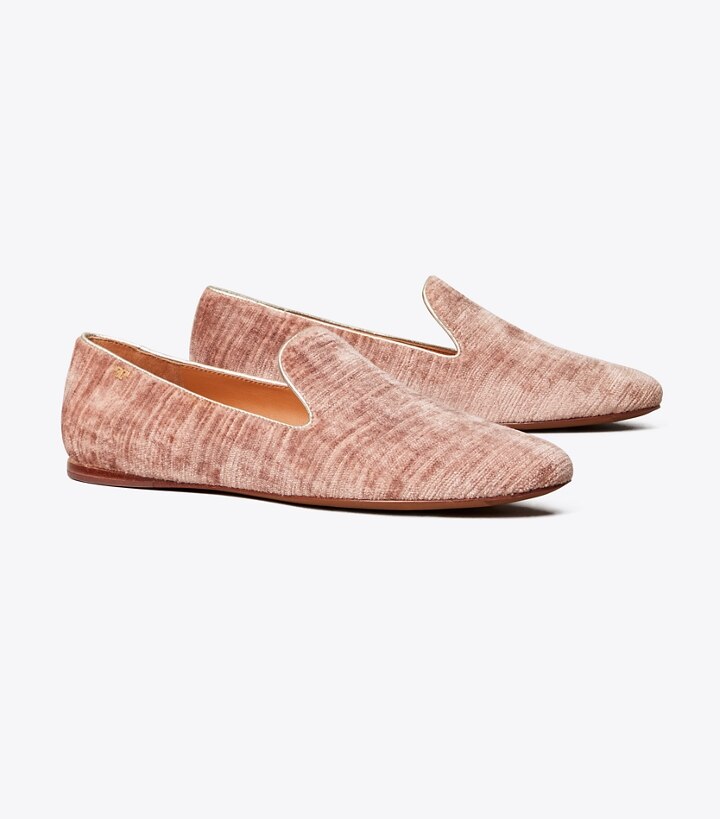 womens velvet smoking slippers