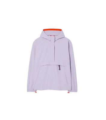【TORY SPORT】NYLON HALF-ZIP ANORAK Tory Sport Tory Burch Nylon Half-zip Anorak In Lavender