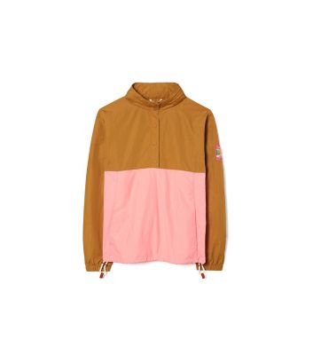 Tory Sport Tory Burch Color-block Nylon Half-zip Anorak In