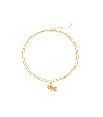 TORY BURCH KIRA PEARL PENDANT NECKLACE