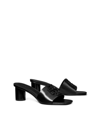 Perfect Black Tory Burch イネス ヒールサンダル 