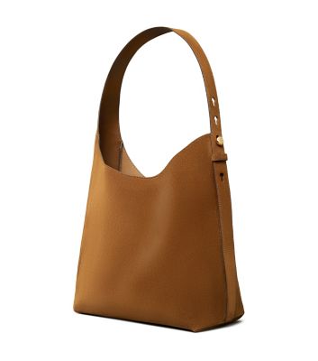 Caramel Tory Burch ロミー スエード ホーボーバッグ 