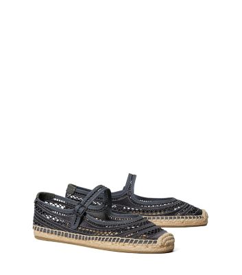 Bluestone Tory Burch オープンウィーブ メリージェーン エスパドリーユ 