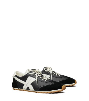 Black / Cream / Black Tory Burch ハンク フィールド スニーカー 