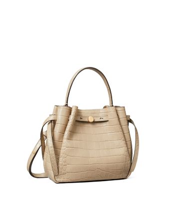 Ginger Leaf Tory Burch ロミー クロコエンボス バケットバッグ 