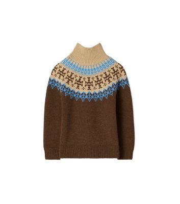 Chocolate Fairisle Tory Burch フェアアイル ウールセーター  