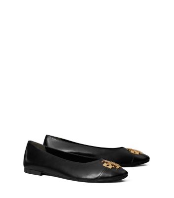 Perfect Black / Gold Tory Burch チャーリー バレエ 