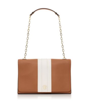 Tory Burch Robinson Striped Shoulder Bag Tory Burch