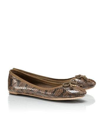 snake ballet flats