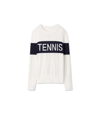 PERFORMANCE CASHMERE TENNIS SWEATER