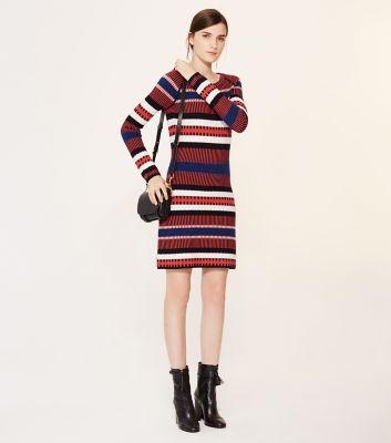 Tory Burch - Monterey knitted sweater dress | mytheresa.com