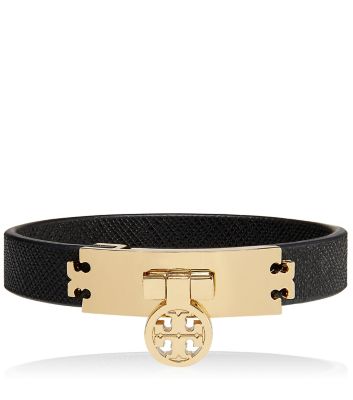 Tory Burch Turnlock Leather Bracelet Tory Burch