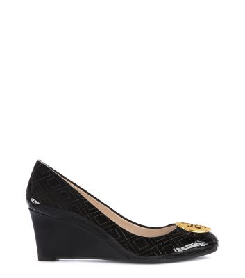 tory burch quilted wedge