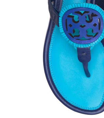 tory burch navy miller sandals