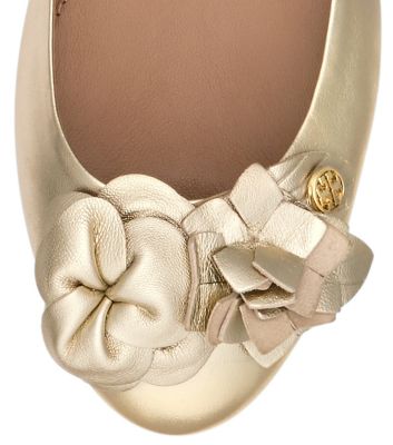 tory burch flower ballet flat