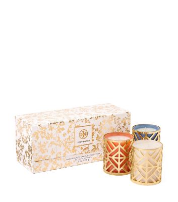 Tory Burch Votive Candle Set, 3-piece In Pattern