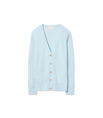Tory Burch Madeline Cardigan In Seltzer