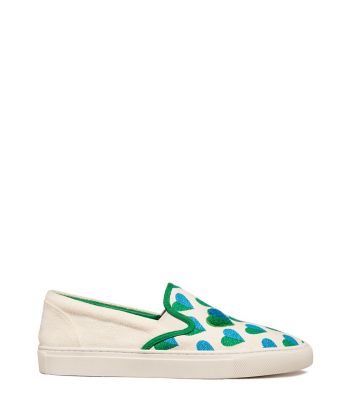 PRINTED SLIP-ON SNEAKERS