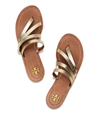 Designer Flat Sandals, Strappy Flats | Tory Burch