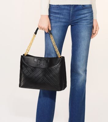 alexa quilted tote tory burch