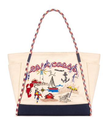 NAUTICAL CANVAS TOTE