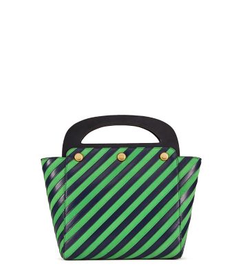 STRIPED BERMUDA BAG