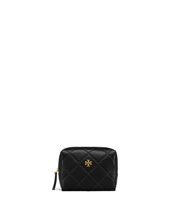 tory burch black makeup bag