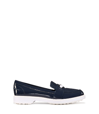Tory Sport Pocket-tee Golf Loafers In Navy Blue | ModeSens
