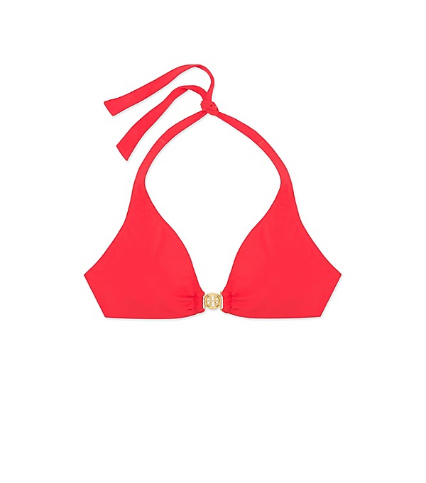 Tory Burch Logo Halter : Women's Swimwear | Tory Burch
