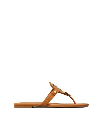 aged vachetta tory burch sandals